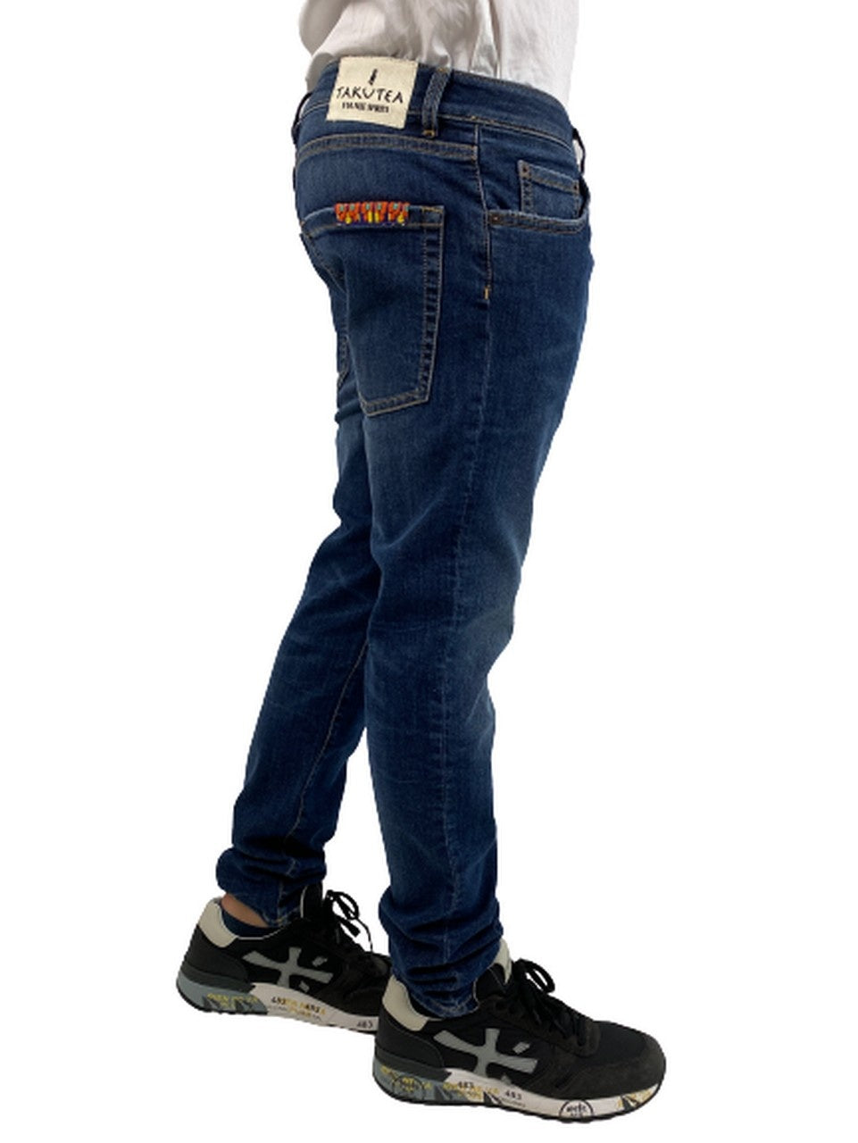 Takutea Jeans MITTE OMI.B - SanShopLuxury - -50%, 2018, 44, 46, 47, Abbigliamento, Autunno/Inverno, Blu, FW18, Jeans, Outlet, Takutea, Uomo