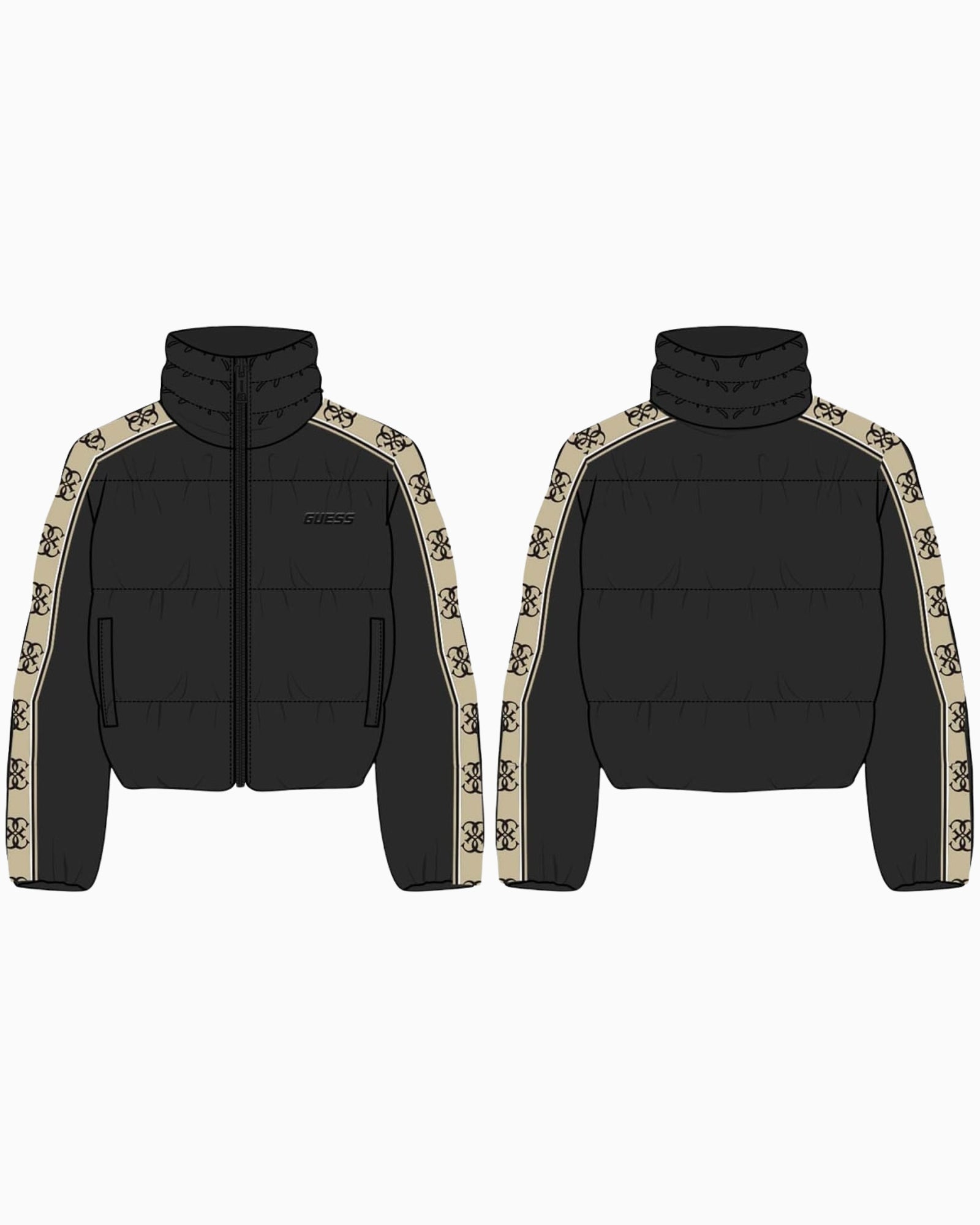 Guess Giubbino V5BL11 WGYC2 JBLK - SanShopLuxury - 2025, Abbigliamento, Autunno/Inverno, Donna, FW25, Giubbino, Guess, Idoneo, L, M, Nero, New, S