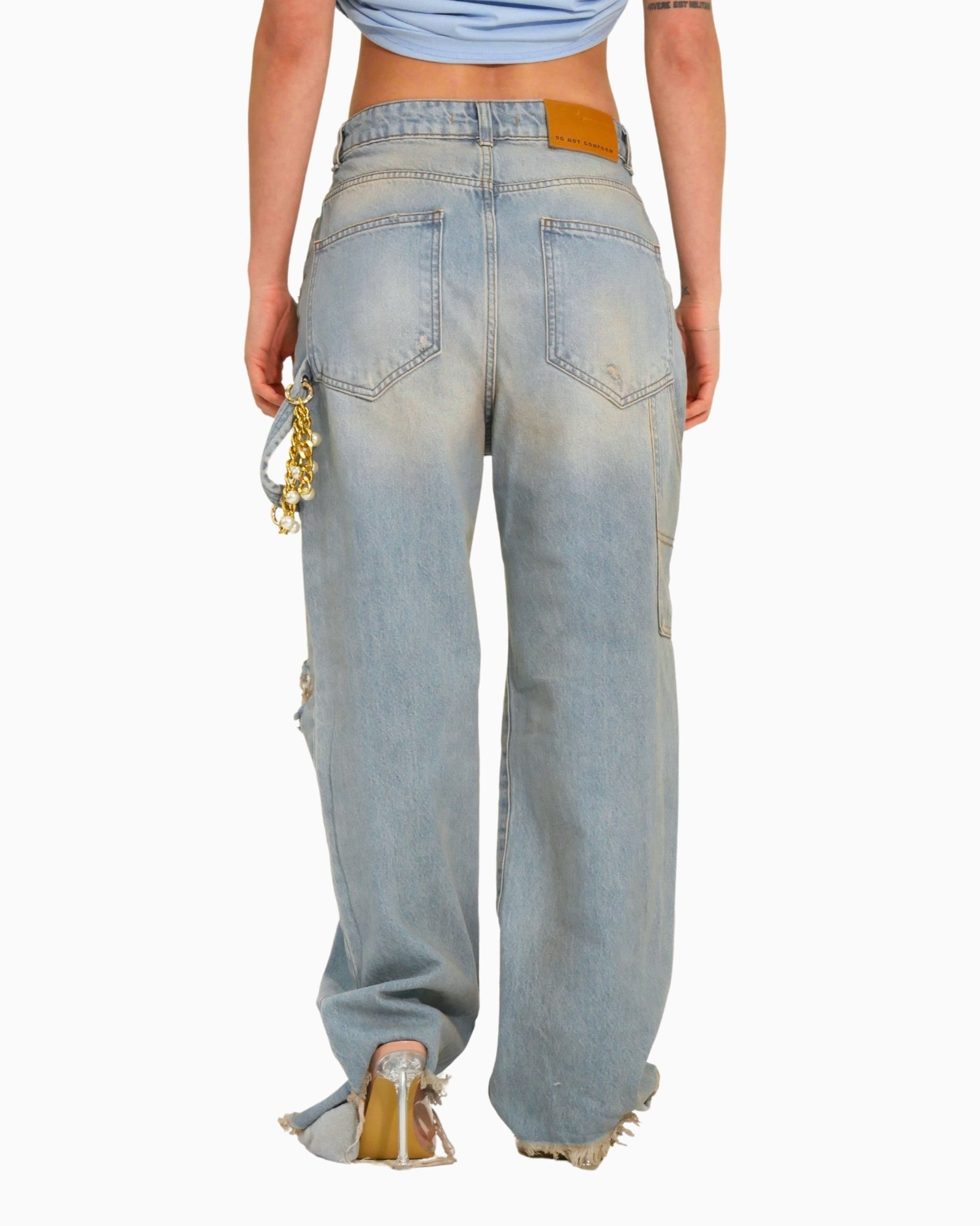 Donotconform Jeans W-BAGGY10 - SanShopLuxury - 2025, 40, 42, 44, 46, 48, Abbigliamento, Blu, Donna, Donotconform, Idoneo, Jeans, New, Primavera/Estate, SS25