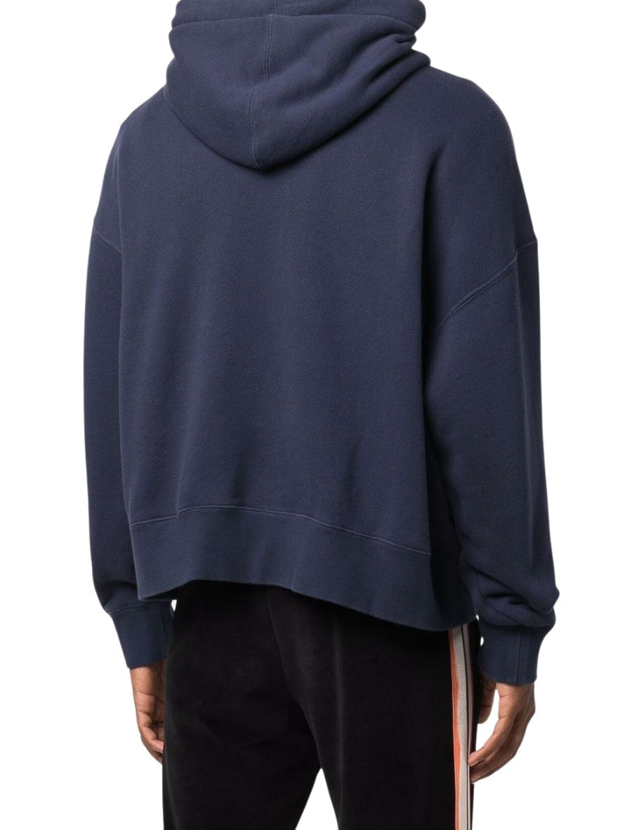 Palm Angels Felpa PMBB058F21FLE012 - SanShopLuxury - -50%, 2021, Abbigliamento, Autunno/Inverno, Blu, Con Cappuccio, Felpa, FW21, M, Outlet, Palm Angels, Ultimo, Uomo