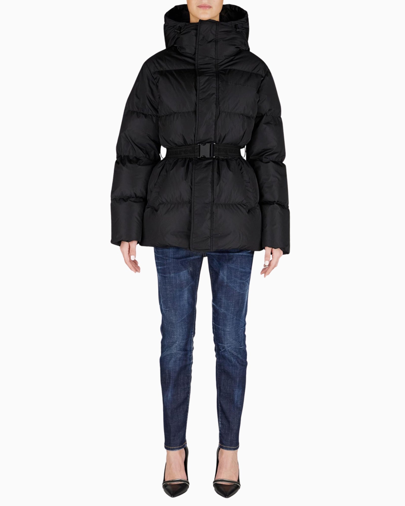 Inverno, Donna, Dsquared2, FW25, Giubbino, Idoneo, Nero, New