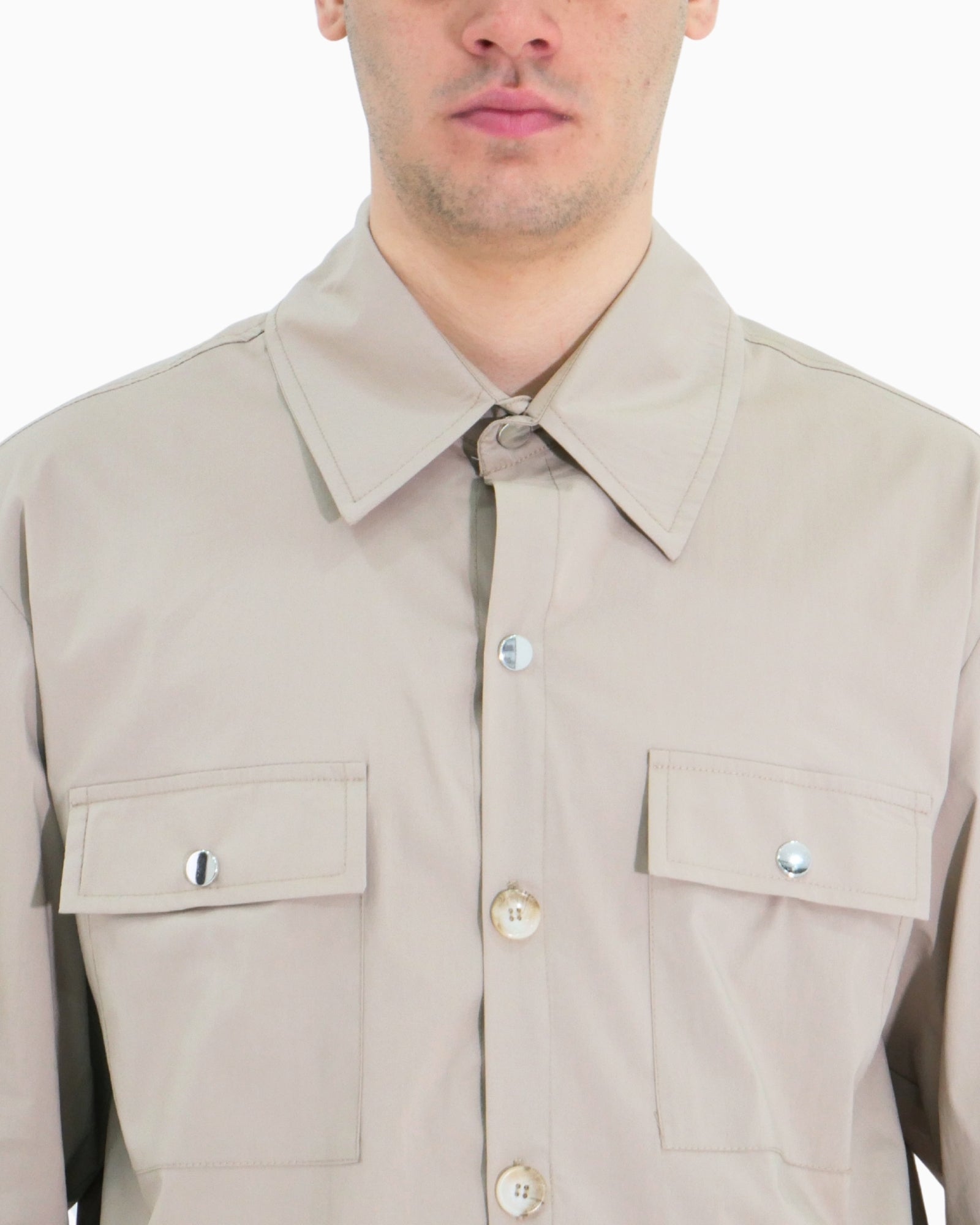 Chiodi Milano Camicia SS25-021-BG - SanShopLuxury - 2025, Abbigliamento, Beige, Camicia, Chiodi Milano, Idoneo, L, M, New, Primavera/Estate, S, SS25, Uomo, XL, XXL, XXXL, XXXXL