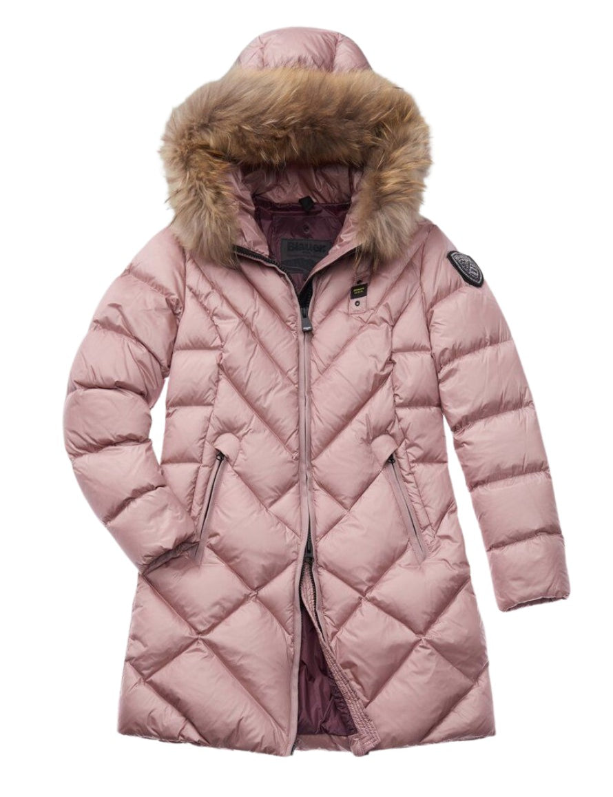 Inverno, Beige, Blauer, Donna, FW22, Giubbino, L, M, Outlet, Rosa