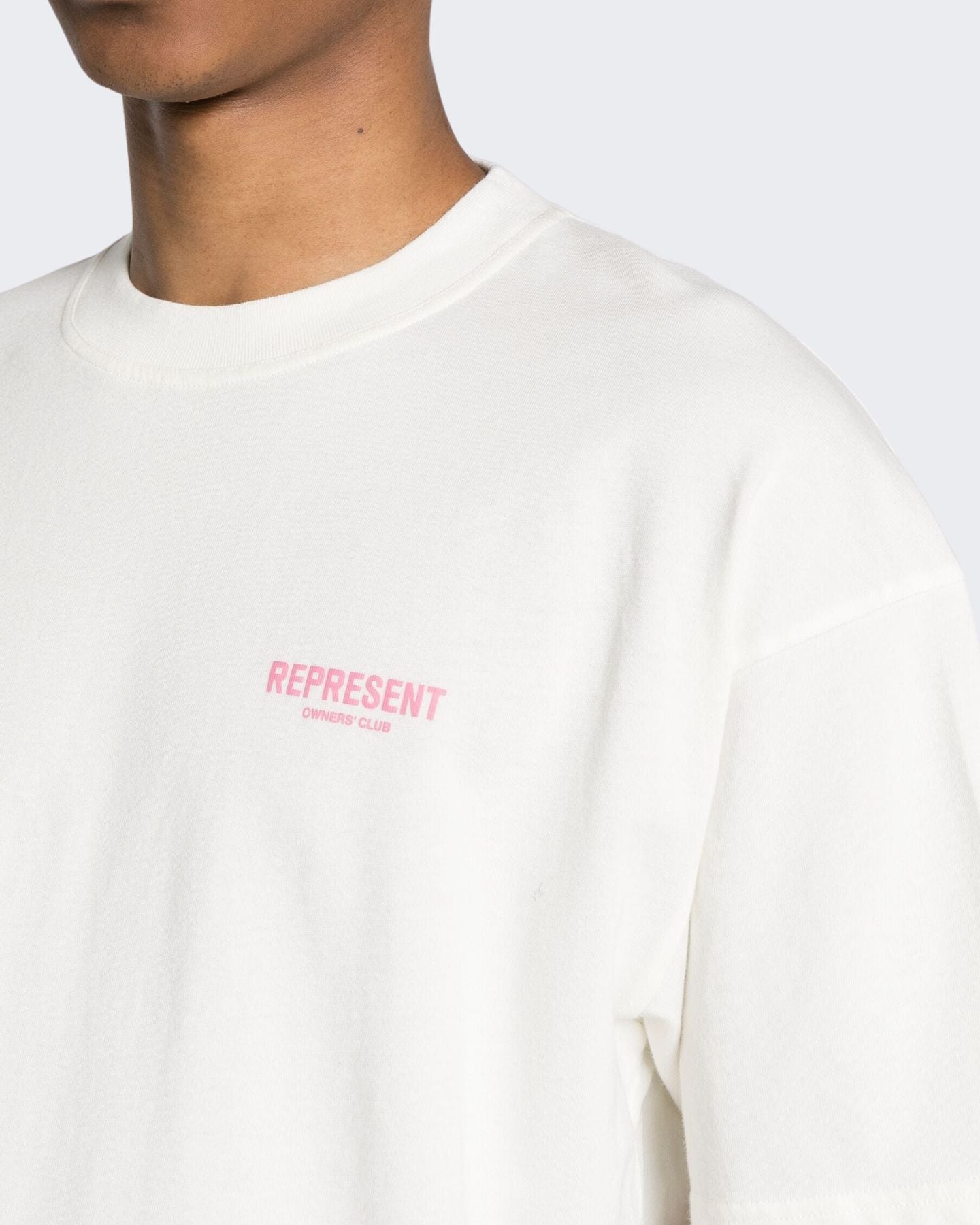 Represent T-Shirt OCM409/417 - SanShopLuxury - 2024, Abbigliamento, Autunno/Inverno, Bianco, Bianco-Rosa, Carry Over, Continuativo, Idoneo, L, M, New, Primavera/Estate, Represent, T-Shirt, Ultimo, Uomo