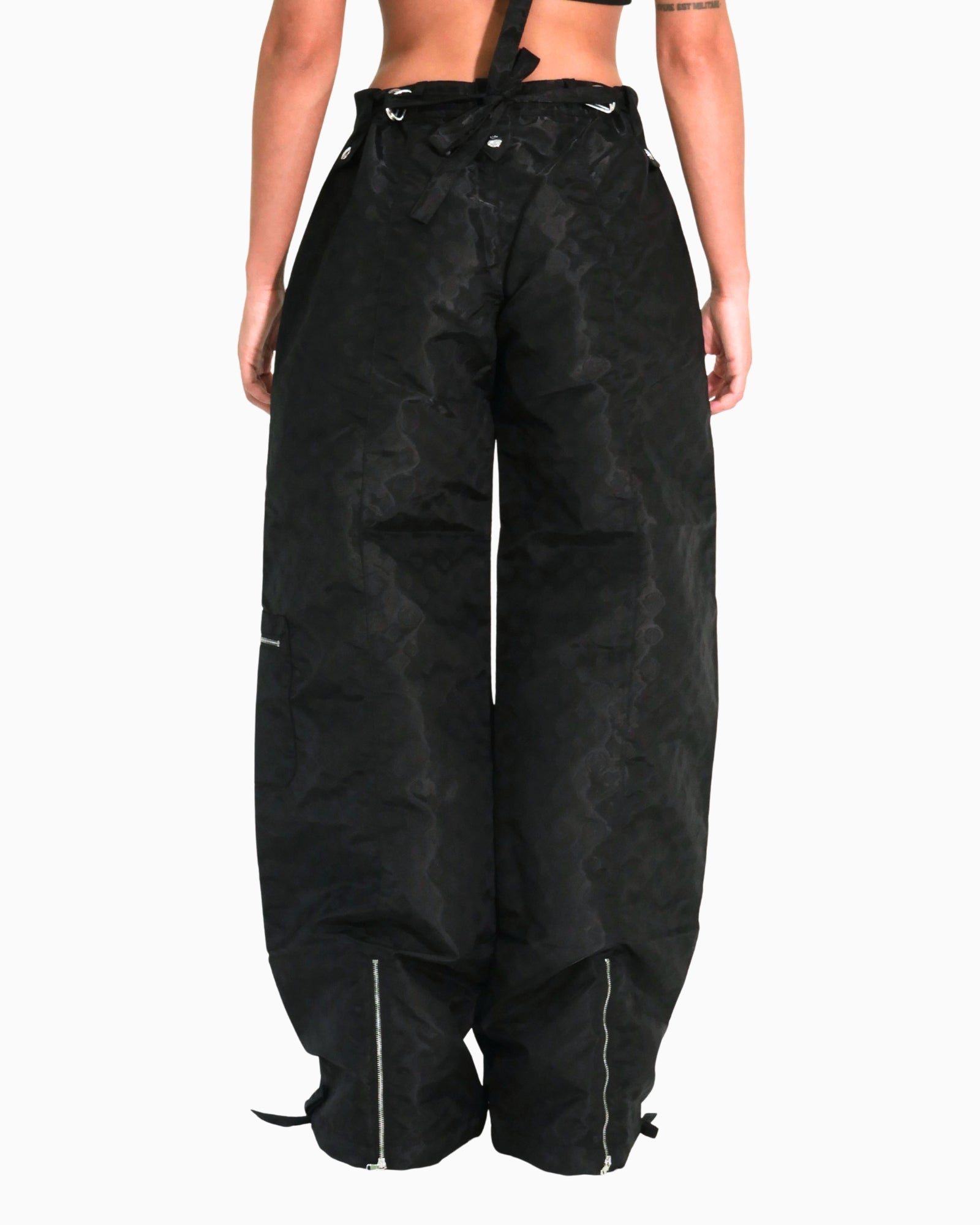 Casablanca Pantalone WAW25TR366/01 - SanShopLuxury - 2025, Abbigliamento, Autunno/Inverno, Casablanca, Donna, FW25, Idoneo, Nero, New, Pantalone, S, Ultimo, XS