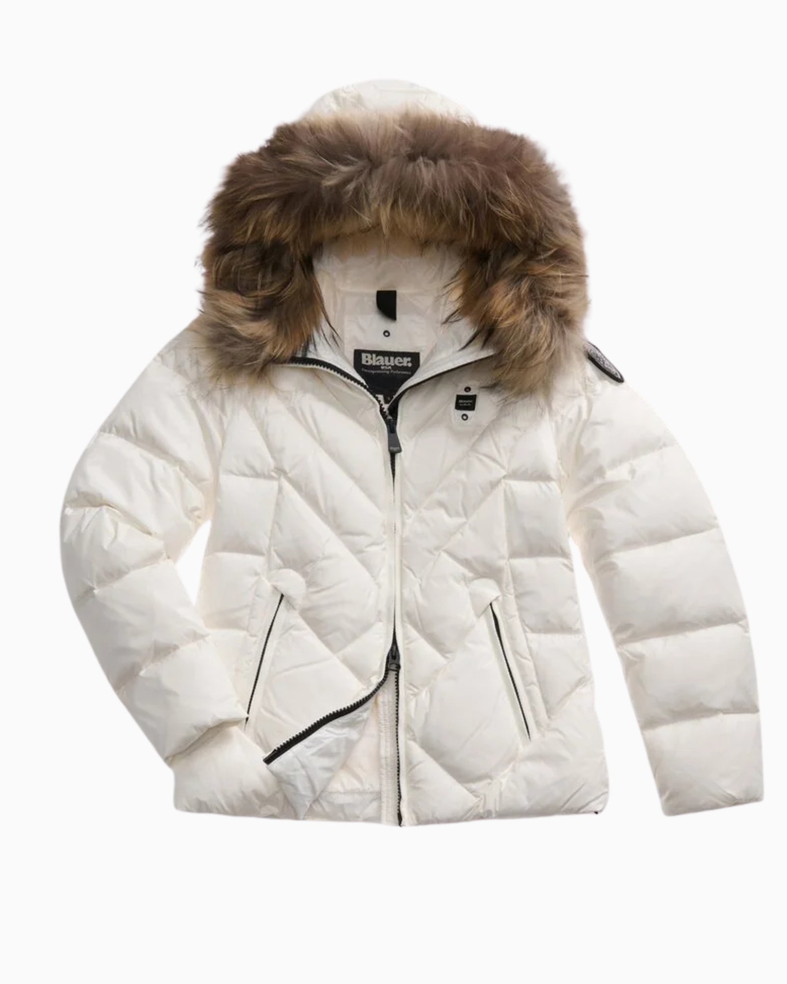 Inverno, Bianco, Blauer, Donna, FW25, Giubbino, Idoneo, L, M, New, S, XL, XXL