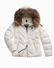 Blauer Giubbino 25WBLDC03097-100BI - SanShopLuxury - 2025, Abbigliamento, Autunno/Inverno, Bianco, Blauer, Donna, FW25, Giubbino, Idoneo, L, M, New, S, XL, XXL