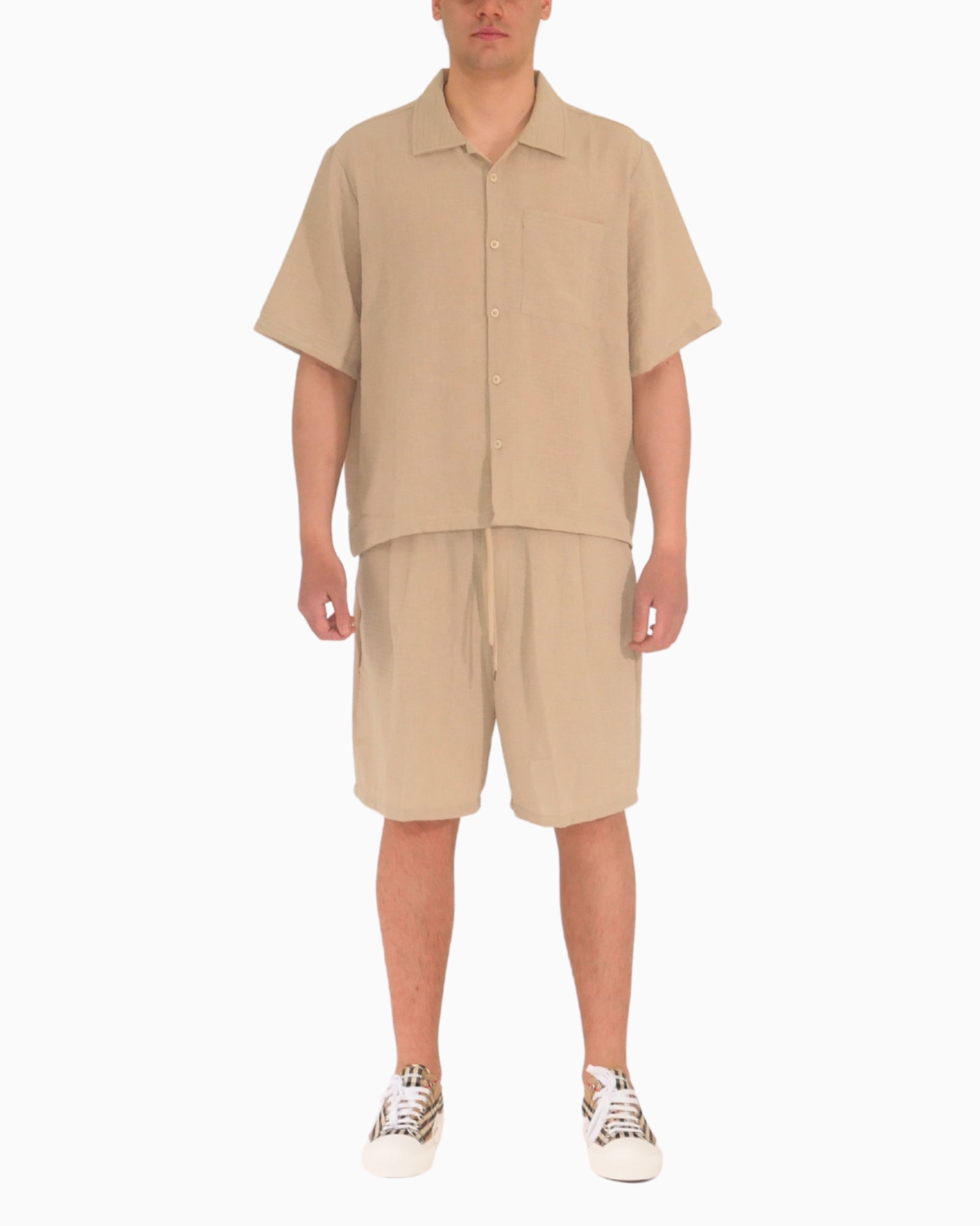 Brian Rush Camicia FD274-CAM511-BEIGE