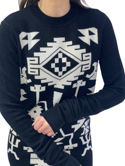 Marcelo Burlon Maglieria CWDB022F16301062 8800 - SanShopLuxury - -70%, 2016, Abbigliamento, Autunno/Inverno, Donna, FW16, Maglieria, Marcelo Burlon, Nero, Outlet, Ultimo, XS