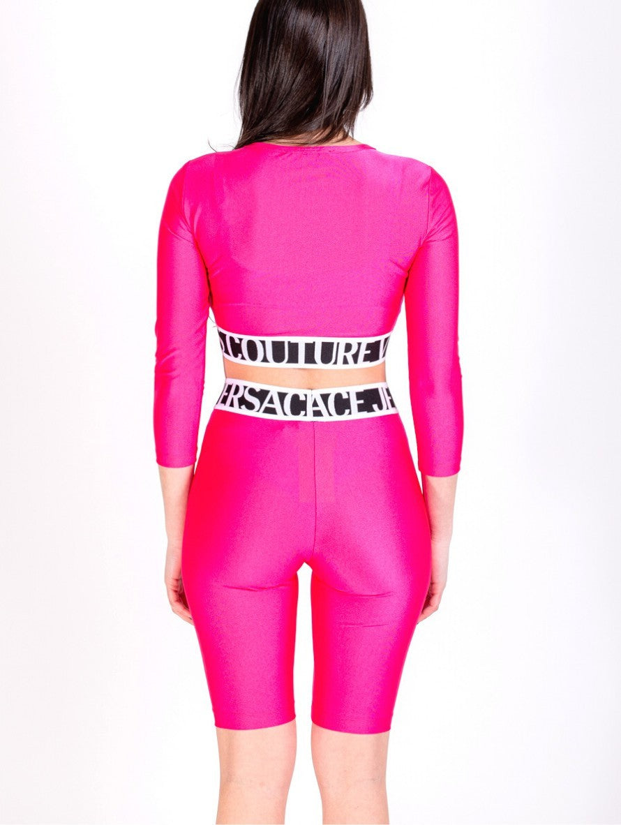 Versace Jeans Couture T-Shirt Top 72HAH218 - SanShopLuxury - Abbigliamento, Activewear, Autunno/Inverno, Blu, Carry Over, Continuativo, Donna, Fucsia, Idoneo, L, Lilla, M, New, Primavera/Estate, S, T-Shirt Top, Turchese, Versace Jeans Couture, XS