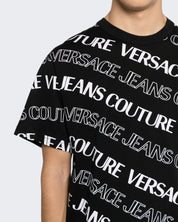 Versace Jeans Couture T-Shirt 76GAH6R0/JS296899 - SanShopLuxury - 2024, Abbigliamento, Idoneo, L, M, Nero, Outlet, Primavera/Estate, S, SS24, T-Shirt, Uomo, Versace Jeans Couture, XL, XXL