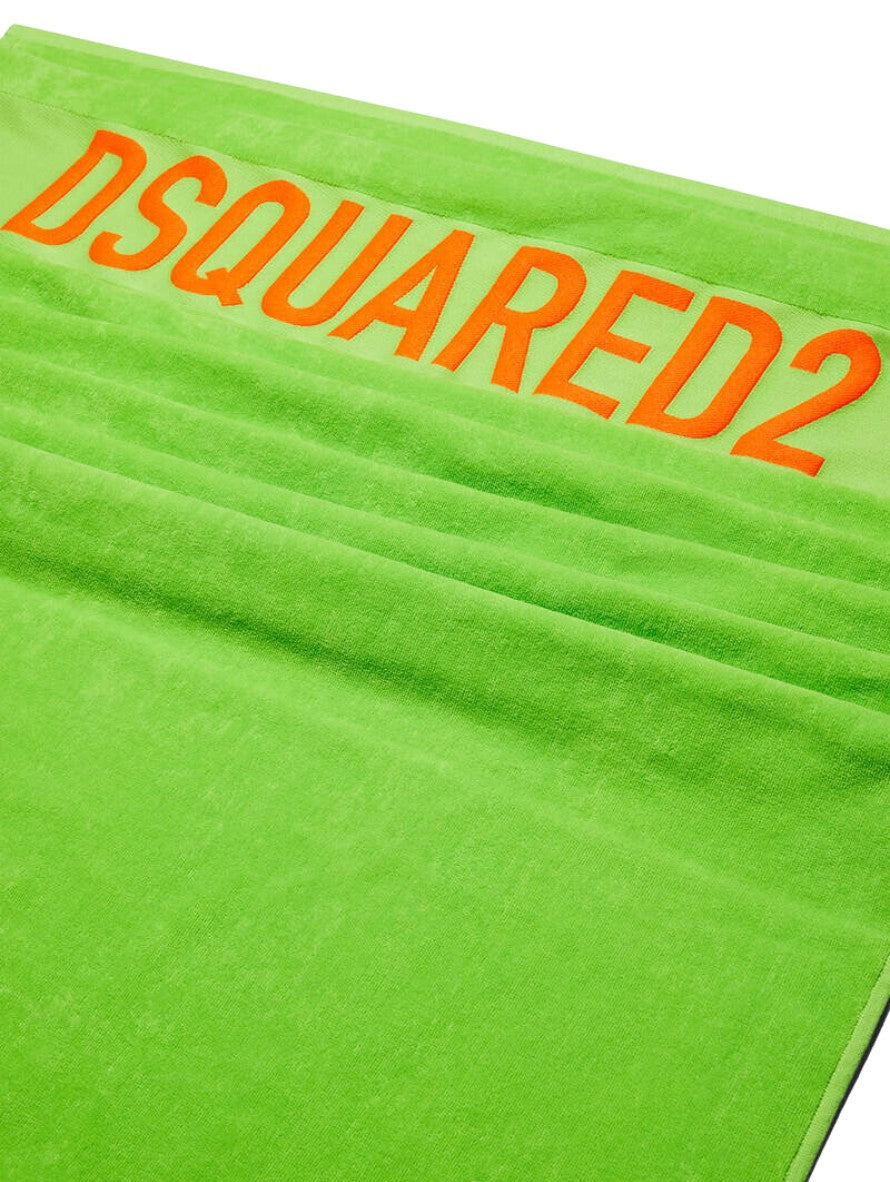 Dsquared2 Telo Mare D7P004800 - SanShopLuxury - Abbigliamento, Azzurro, Beachwear, Blu, Carry Over, Donna, Dsquared2, Giallo, Idoneo, New, Primavera/Estate, Rosso, Telo Mare, Turchese, Unica, UNISEX, Uomo, Verde