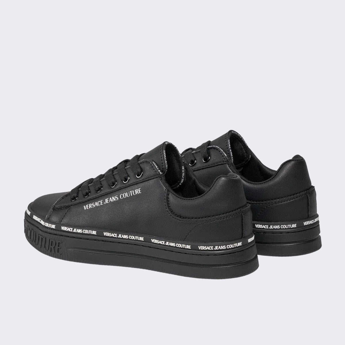 Versace Jeans Couture Sneakers 75VA3SK5 ZP315 - SanShopLuxury - 2023, 36, 37, 38, 39, 40, 41, Autunno/Inverno, Bianco-Lilla, Calzature, Donna, FW23, Idoneo, Nero, Outlet, Sneakers, Versace Jeans Couture