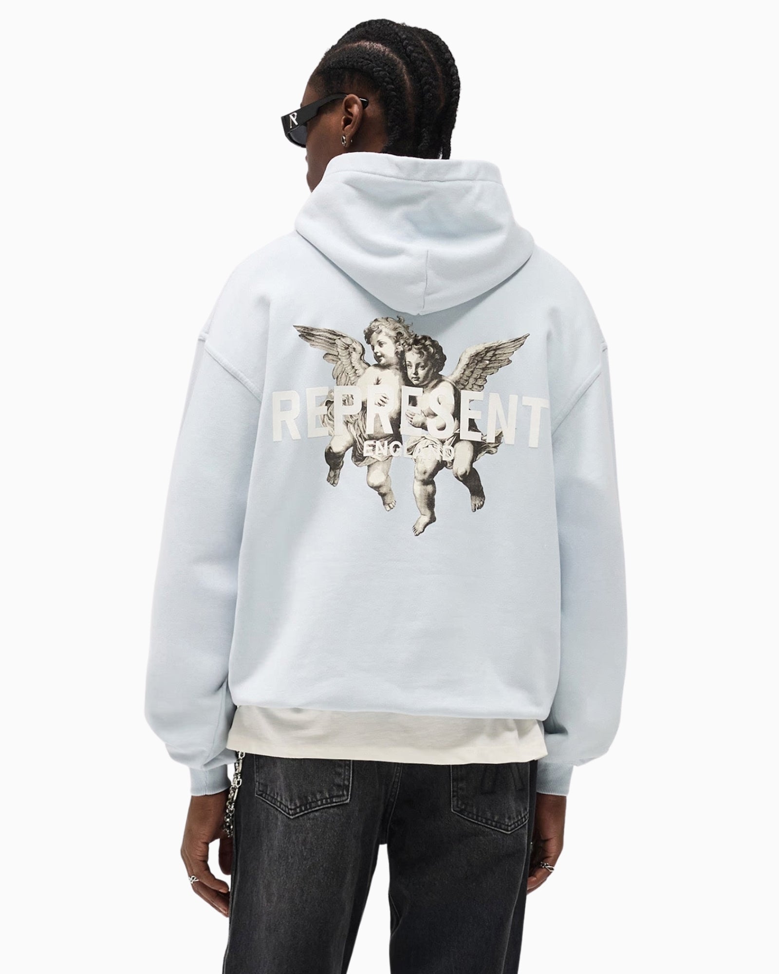 Represent Felpa MLM100370/08 - SanShopLuxury - 2025, Abbigliamento, Autunno/Inverno, Celeste, Felpa, FW25, Idoneo, L, M, New, Represent, S, Uomo, XL, XXL