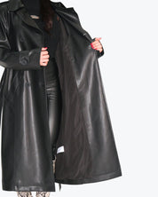 Shiki Trench SABINA - SanShopLuxury - 2024, Abbigliamento, Autunno/Inverno, Donna, FW24, Idoneo, M, Nero, Outlet, S, Shiki, Trench, Ultimo