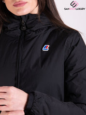 K-Way Giubbino K111EUW A3C - SanShopLuxury - -50%, Abbigliamento, Autunno/Inverno, Carry Over, Donna, Giubbino, K-Way, L, Nero, Ultimo, XL