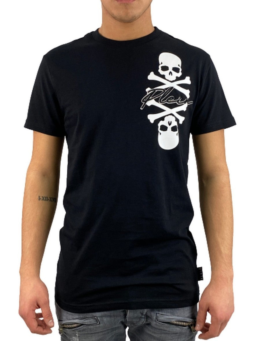 Philipp Plein T-Shirt CMTK4631/PJY002N01 - SanShopLuxury - -50%, 2020, Abbigliamento, Autunno/Inverno, Bianco, FW20, L, M, Nero, Outlet, Philipp Plein, S, T-Shirt, Uomo, XL, XXL