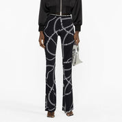 Versace Jeans Couture Pantalone 75HAC1A7 JS201 - SanShopLuxury - 2023, 38, 40, 42, A Zampa, Abbigliamento, Autunno/Inverno, Donna, FW23, Nero, Outlet, Pantalone, Versace Jeans Couture