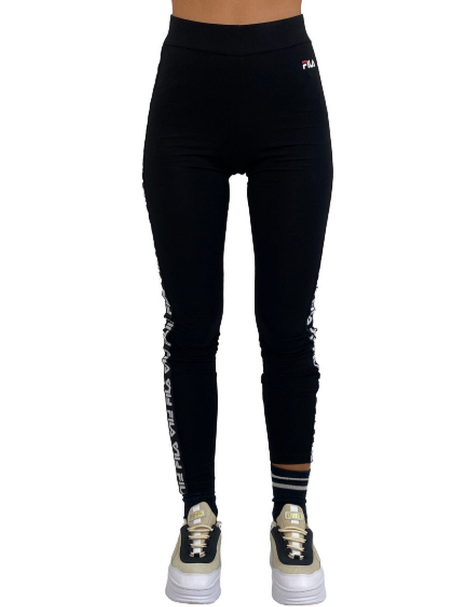 Inverno, Donna, Fila, FW19, Leggings, Nero, Outlet, Ultimo, XS