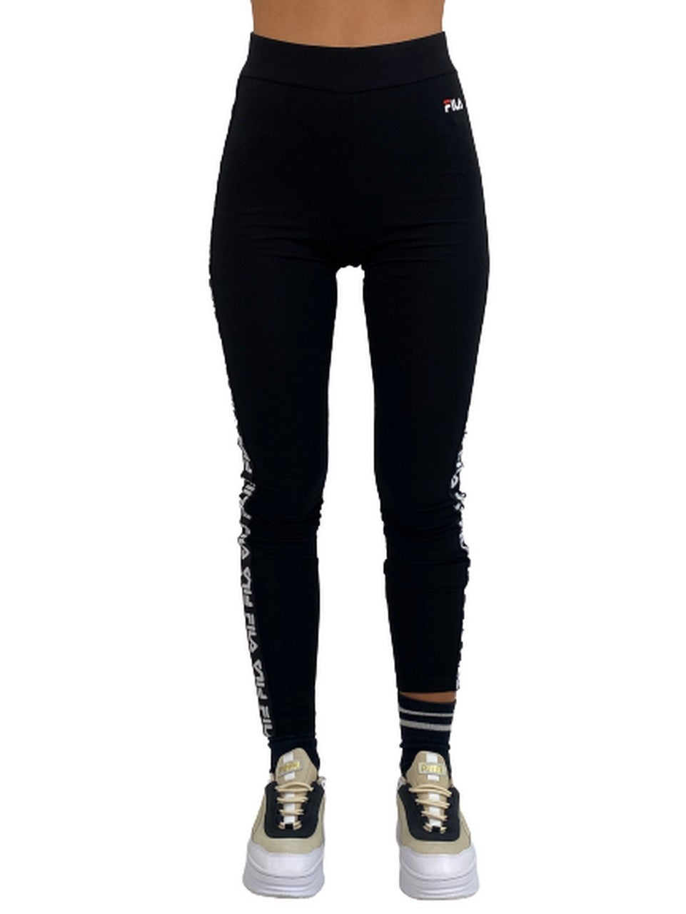 Inverno, Donna, Fila, FW19, Leggings, Nero, Outlet, Ultimo, XS