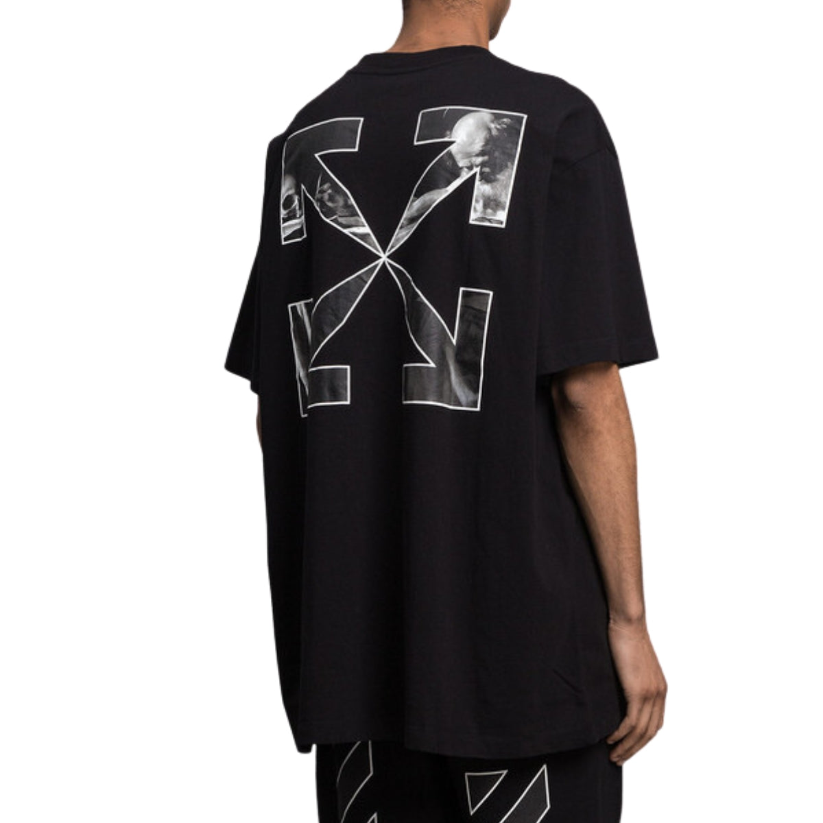 Off-White T-Shirt OMAA038C99JER005 - SanShopLuxury - Abbigliamento, Autunno/Inverno, Carry Over, Continuativo, Idoneo, M, Nero, New, Off-White, Over Size, Primavera/Estate, T-Shirt, Ultimo, Uomo