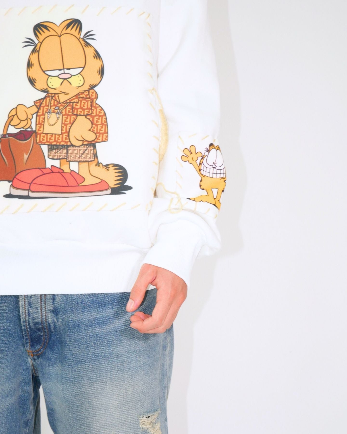 Botega Felpa BTGOLV069-WH - SanShopLuxury - 2024, Abbigliamento, Autunno/Inverno, Bianco, Botega, Donna, Felpa, FW24, Idoneo, L, M, Outlet, S, UNISEX, Uomo, XL, XXL, XXXL