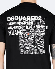 Dsquared2 T-Shirt S74GD1338/D20020900 - SanShopLuxury - 2025, Abbigliamento, Autunno/Inverno, Continuativo, Dsquared2, Idoneo, jeans, L, M, Nero, New, Primavera/Estate, SS25, T-Shirt, Uomo, XL, XXL, XXXL