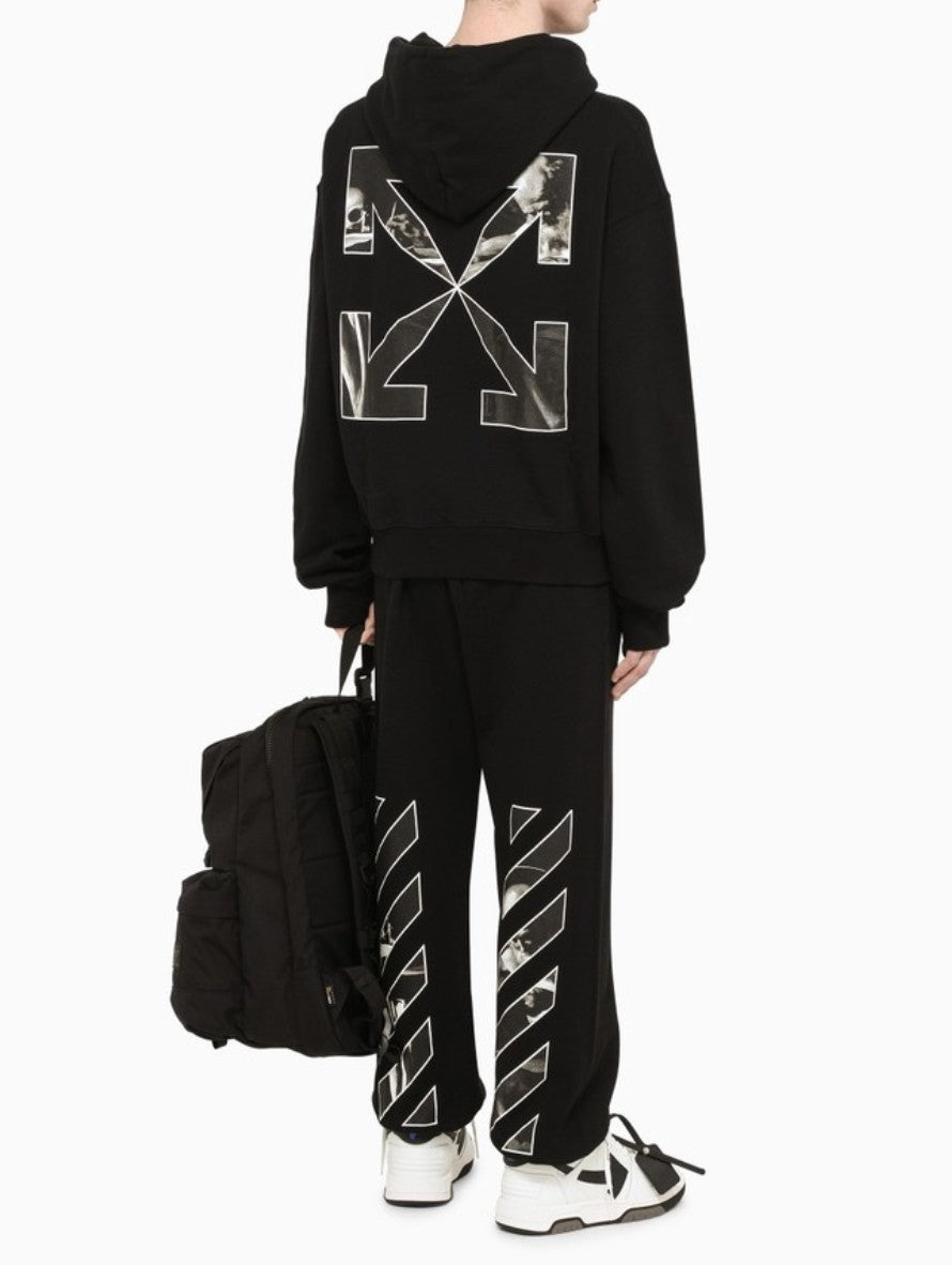 Off-White Pantatuta OMCH029C99FLE004 - SanShopLuxury - Abbigliamento, Autunno/Inverno, Carry Over, Continuativo, Idoneo, L, M, Nero, New, Off-White, Pantatuta, Primavera/Estate, S, Uomo, XL