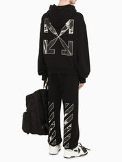 Off-White Pantatuta OMCH029C99FLE004 - SanShopLuxury - Abbigliamento, Autunno/Inverno, Carry Over, Continuativo, Idoneo, L, M, Nero, New, Off-White, Pantatuta, Primavera/Estate, S, Uomo, XL