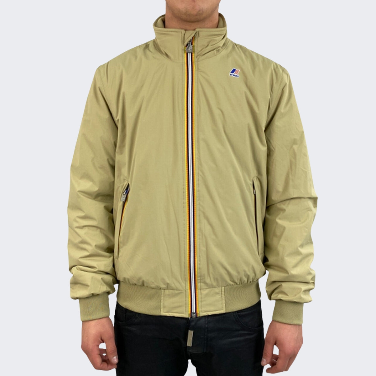 K-Way Giubbino K0063H0 - SanShopLuxury - -50%, 2018, Abbigliamento, Autunno/Inverno, Beige, Blu, FW18, Giubbino, K-Way, L, M, Nero, Outlet, Rosso, S, Uomo, Verde, XL, XXL