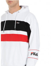 Fila Felpa 682358 - SanShopLuxury - -50%, 2018, Abbigliamento, Autunno/Inverno, Bianco, Con Cappuccio, Felpa, Fila, FW18, L, Nero, Outlet, Uomo, XL