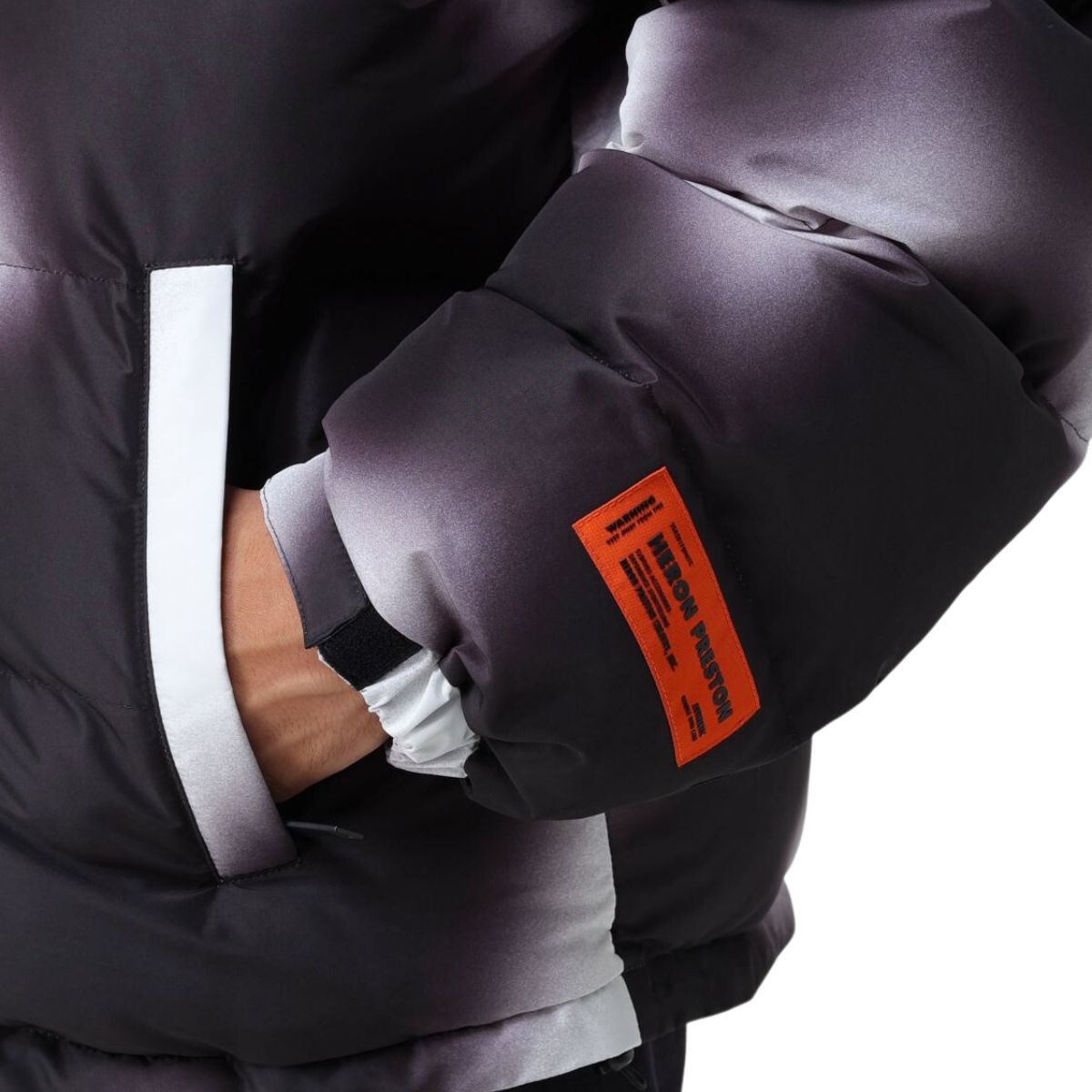 Heron Preston Giubbino HMEJ001F23FAB002 - SanShopLuxury - 2023, Abbigliamento, Autunno/Inverno, Bomber, FW23, Giubbino, Heron Preston, L, M, Nero-Bianco, Outlet, S, Uomo