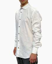 Sartoria Italiana Camicia 002-ROMA-4 - SanShopLuxury - 2019, 39, 40, 42, 43, Abbigliamento, Autunno/Inverno, Bianco, Camicia, Carry Over, Continuativo, Idoneo, New, Primavera/Estate, Sartoria Italiana, Uomo