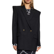 Versace Jeans Couture Giacca 75HAQ700 N0136 - SanShopLuxury - 2023, 40, 42, Abbigliamento, Autunno/Inverno, Blazer, Donna, FW23, Giacca, Nero, Outlet, Versace Jeans Couture