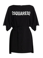 Dsquared2 Copricostume D6A253480 - SanShopLuxury - Abbigliamento, Abito, Beachwear, Carry Over, Copricostume, Donna, Dsquared2, Idoneo, L, M, Nero, New, Primavera/Estate, S