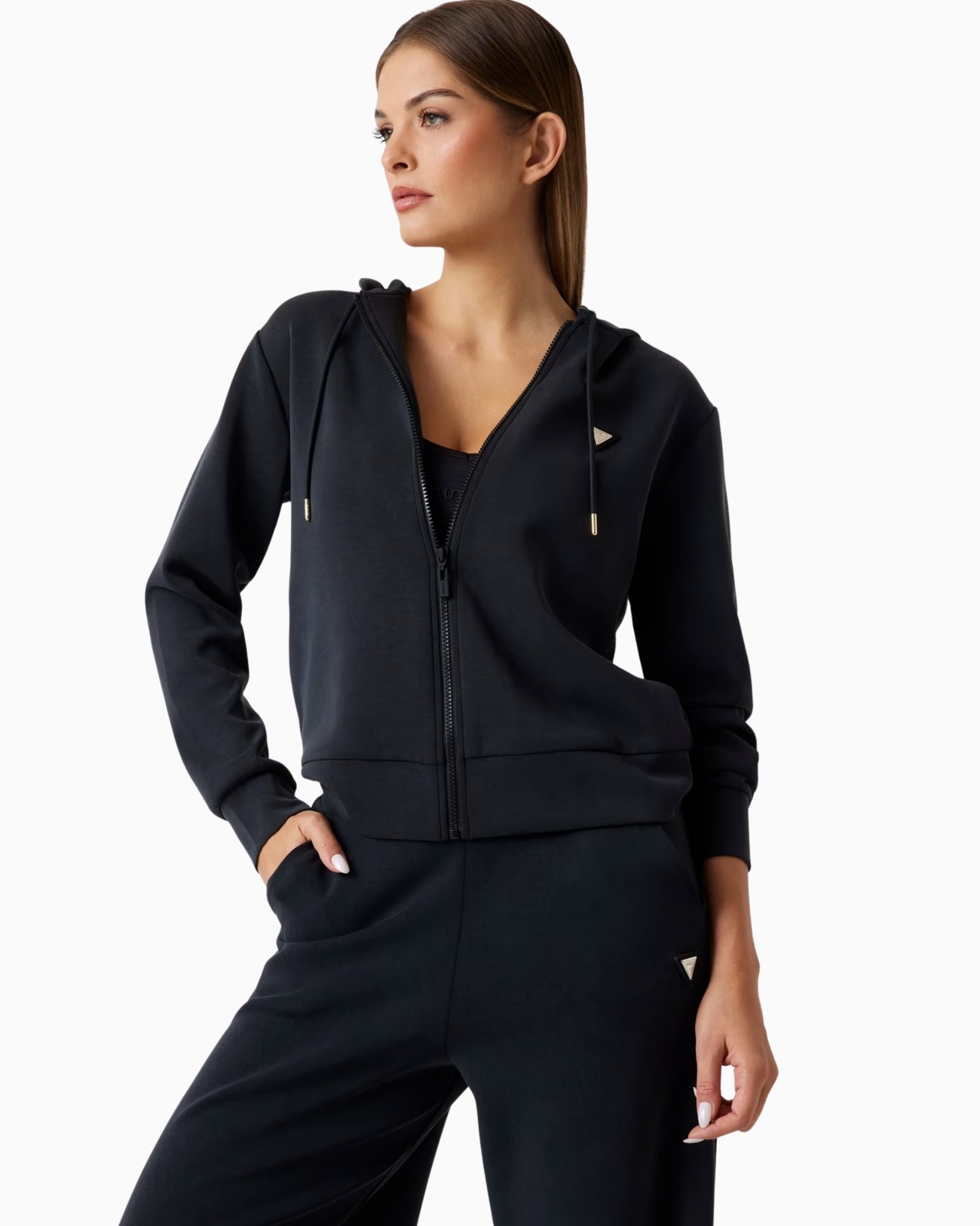 Inverno, Donna, Felpa, FW25, Guess, Idoneo, L, M, Nero, New, S, XL