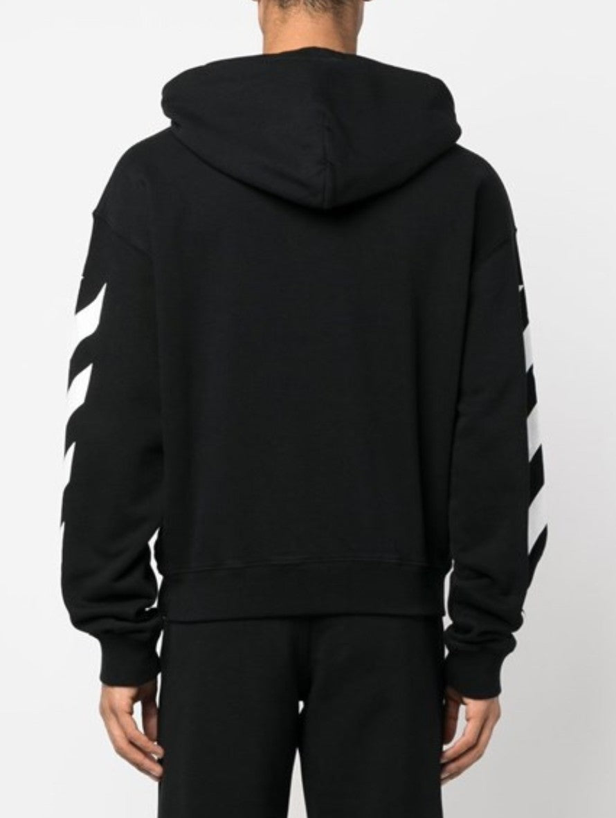 Off-White Felpa OMBB037C99FLE001 - SanShopLuxury - Abbigliamento, Autunno/Inverno, Carry Over, Con Cappuccio, Continuativo, Felpa, Idoneo, L, M, Nero, New, Off-White, Primavera/Estate, Uomo, XL, XXL