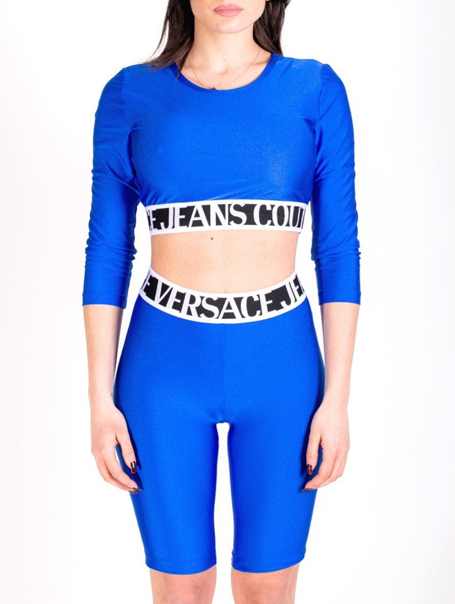 Versace Jeans Couture T-Shirt Top 72HAH218 - SanShopLuxury - Abbigliamento, Activewear, Autunno/Inverno, Blu, Carry Over, Continuativo, Donna, Fucsia, Idoneo, L, Lilla, M, New, Primavera/Estate, S, T-Shirt Top, Turchese, Versace Jeans Couture, XS