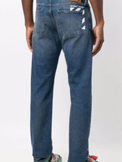 Off-White Jeans OMYA102F21DEN0074501 - SanShopLuxury - -50%, 2021, 46, 48, 52, Abbigliamento, Autunno/Inverno, Blu, FW21, Jeans, Off-White, Outlet, Uomo