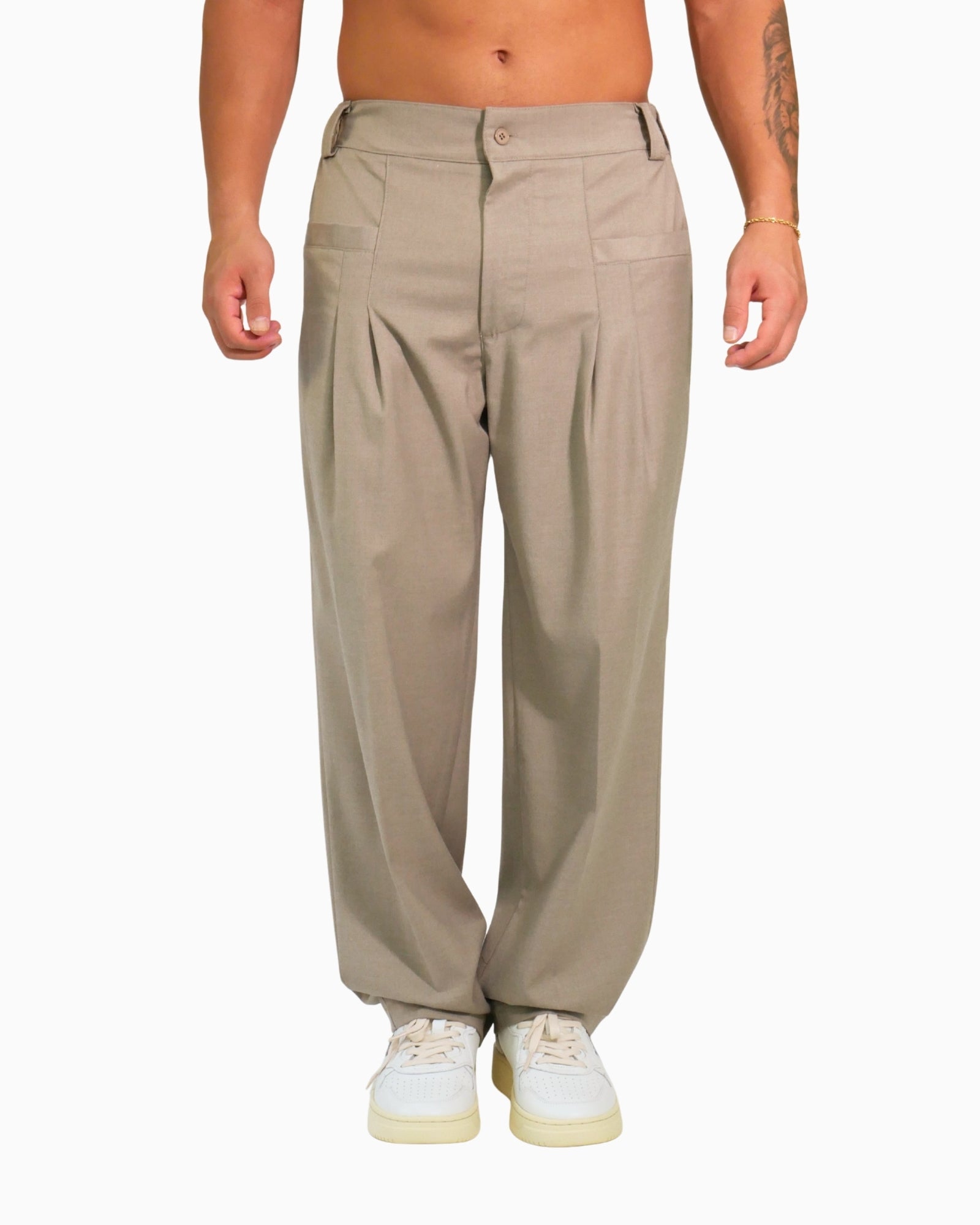 Inverno, FW25, Idoneo, L, M, New, Pantalone, S, Stay Street, Taupe, Uomo, XL, XXL, XXXL