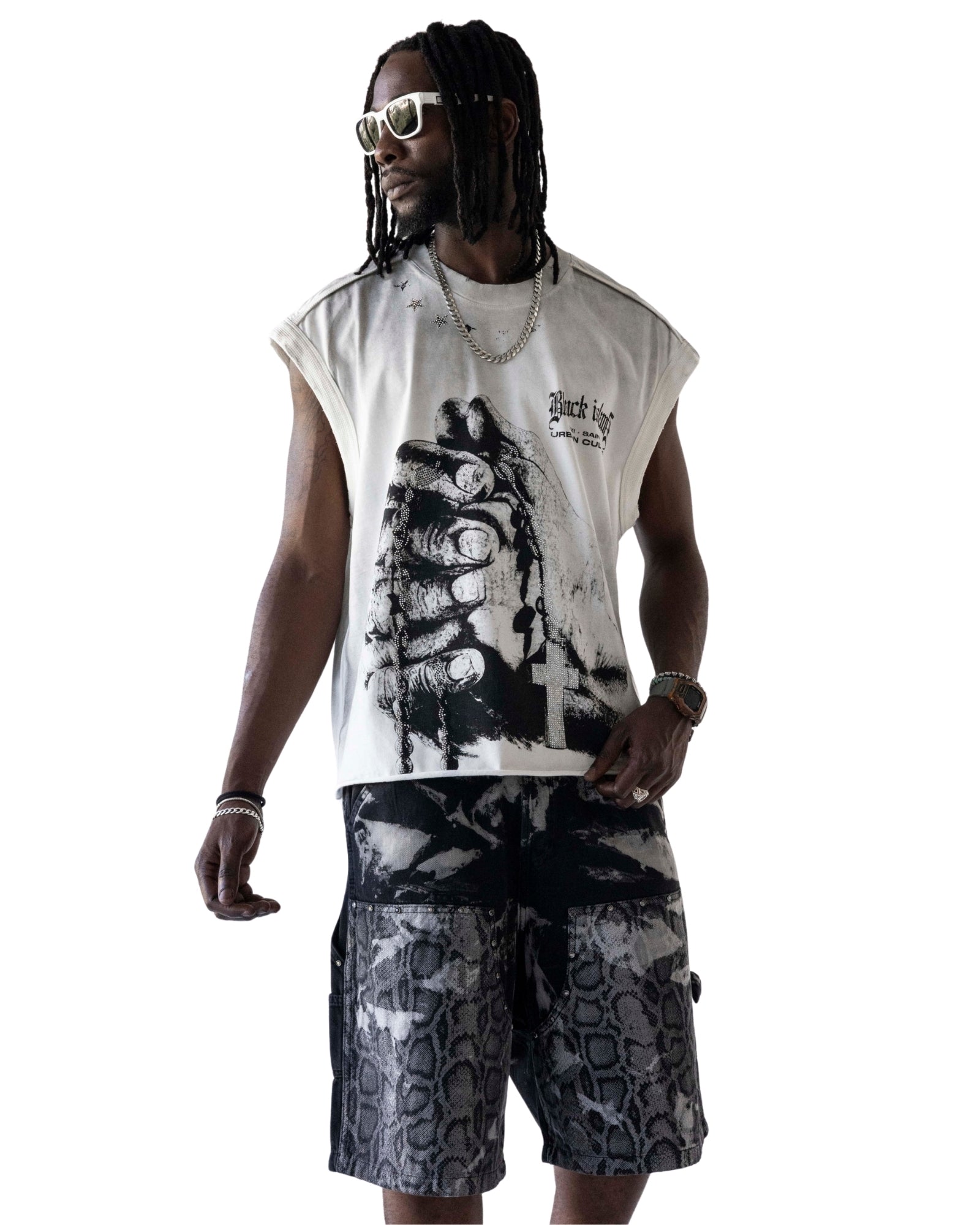 Black Island T-Shirt 2053-WHITE