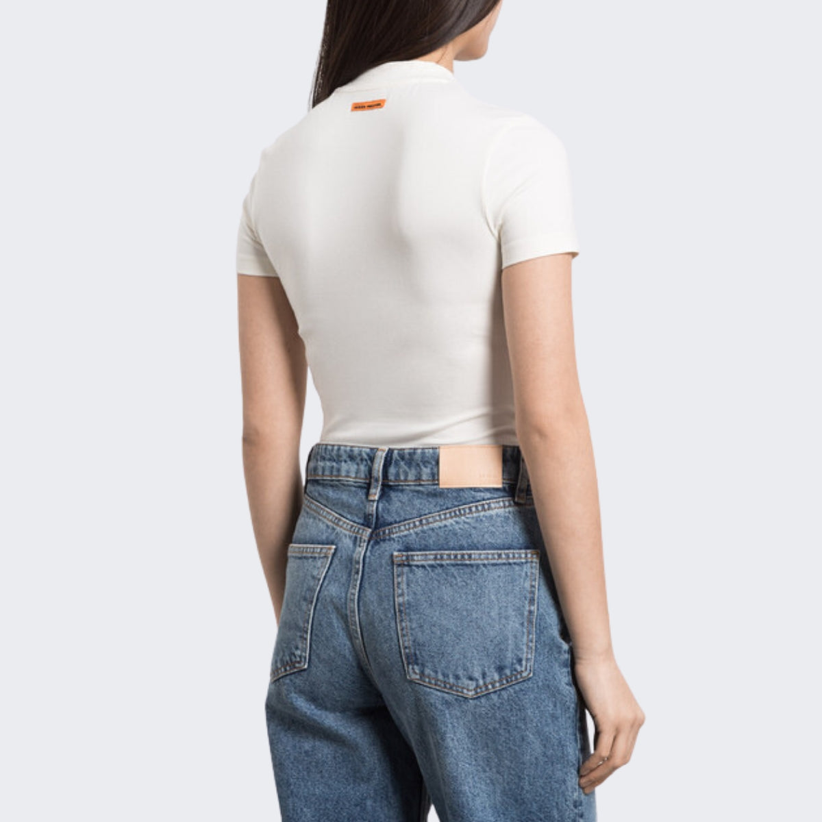 Heron Preston T-Shirt HWAA022C99JER001 - SanShopLuxury - Abbigliamento, Autunno/Inverno, Bianco, Carry Over, Continuativo, Crop, Donna, Heron Preston, Idoneo, L, M, Nero, New, Primavera/Estate, S, T-Shirt