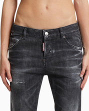 Dsquared2 Jeans S75LB1054/S30357900 - SanShopLuxury - 2025, 38, 40, 42, 44, Abbigliamento, Autunno/Inverno, Donna, Dsquared2, FW25, Idoneo, Jeans, Nero, New