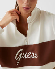 Guess Felpa V5BQ00 KCX22 D001 - SanShopLuxury - 2025, Abbigliamento, Autunno/Inverno, Bianco, Donna, Felpa, FW25, Guess, Idoneo, M, New, S, XS