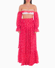 District Margherita Mazzei Copricostume 5PP68-0026 - SanShopLuxury - 2025, 40, 42, 44, Abbigliamento, Beachwear, Copricostume, District Margherita Mazzei, Donna, Gonna, Idoneo, New, Primavera/Estate, Rosso, SS25, Ultimo