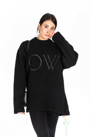 Off-White Maglieria OWHE020F19F98091 1001 - SanShopLuxury - -50%, 2019, 42, Abbigliamento, Autunno/Inverno, Donna, FW19, Maglieria, Nero, Off-White, Outlet, Ultimo