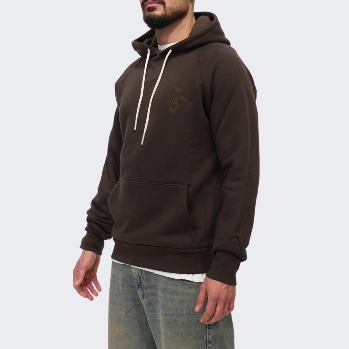 Inverno, Bianco, Chiodi Milano, Con Cappuccio, Cotone, Felpa, Felpe, FW23, Gesso, Idoneo, L, M, Marrone, Nero, Outlet, S, Uomo, XL, XXL, XXXL