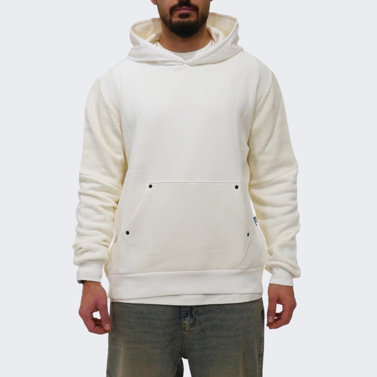 Inverno, Bianco, Chiodi Milano, Con Cappuccio, Felpa, FW23, Idoneo, L, M, Nero, Outlet, S, Uomo, XL, XXL, XXXL