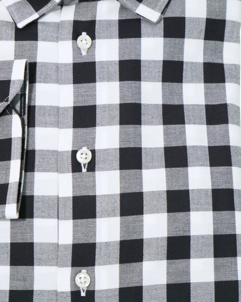 Sartoria Italiana Camicia 001369-04 - SanShopLuxury - 2019, 38, 39, 40, 41, 42, 43, Abbigliamento, Autunno/Inverno, Camicia, Carry Over, Continuativo, Idoneo, Nero-Bianco, New, Primavera/Estate, Sartoria Italiana, Uomo