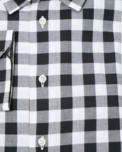 Sartoria Italiana Camicia 001369-04 - SanShopLuxury - 2019, 38, 39, 40, 41, 42, 43, Abbigliamento, Autunno/Inverno, Camicia, Carry Over, Continuativo, Idoneo, Nero-Bianco, New, Primavera/Estate, Sartoria Italiana, Uomo